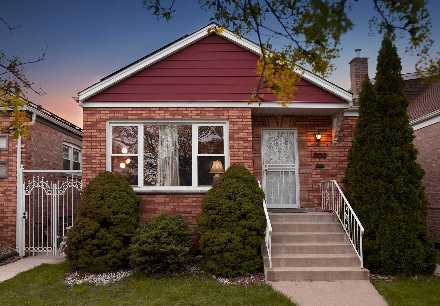 American Red Brick Home