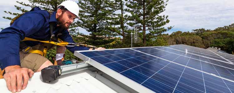 Solar Installation on Roof