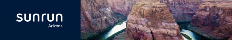 Sunrun Hero Logo along with Horseshoe Arizona view